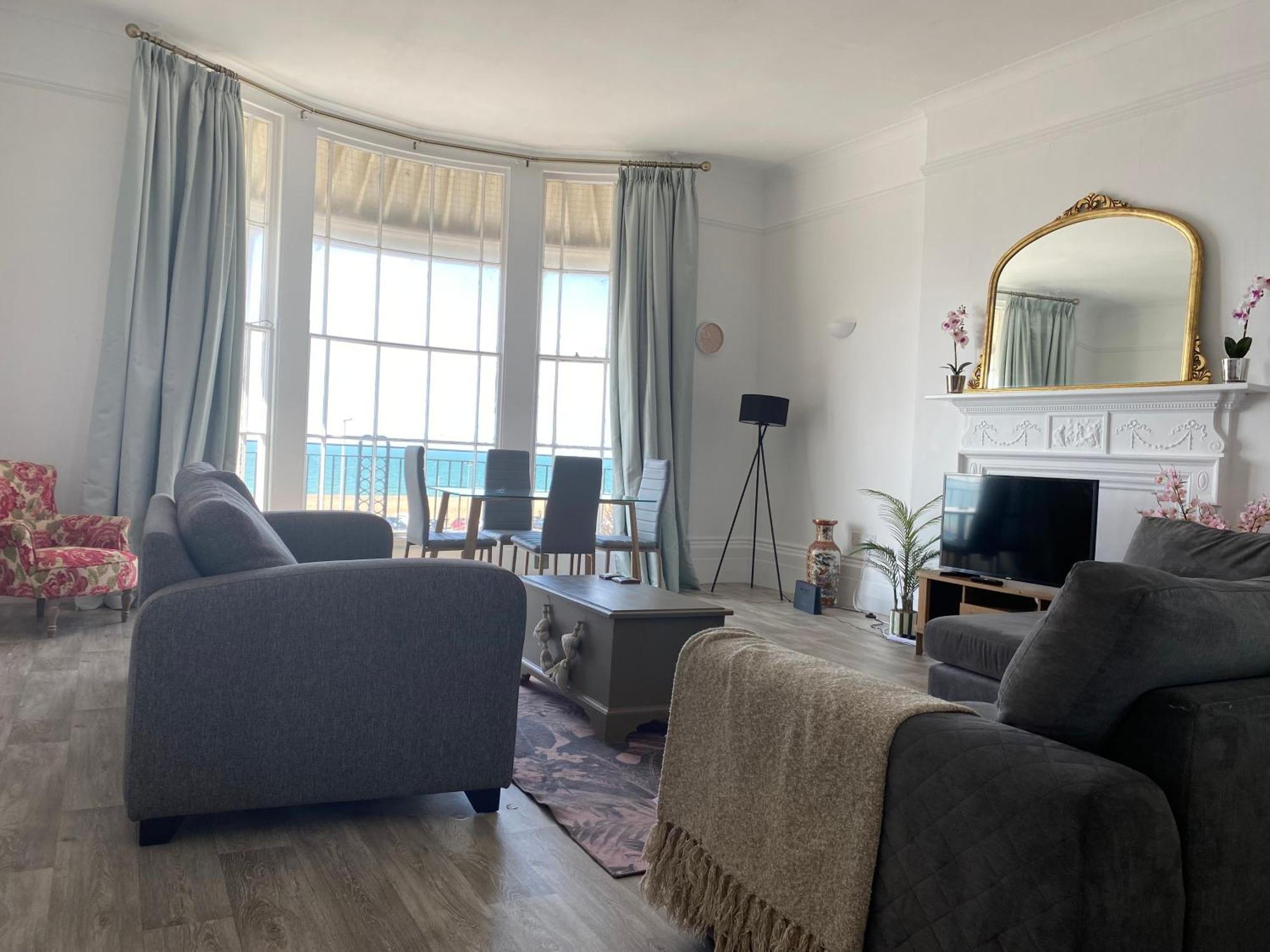 شقة Period Sea View Flat In هاستَنغ المظهر الخارجي الصورة